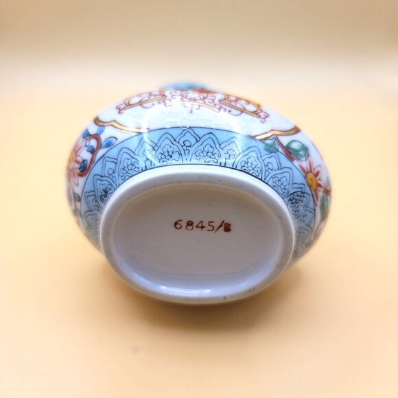 Vintage Hand-Painted Wine Pitcher Porcelain Lenwile Ardalt Ewer Floral sm2007 - Picture 6 of 6